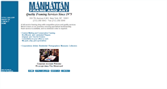 Desktop Screenshot of manhattanframe.com