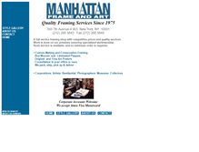 Tablet Screenshot of manhattanframe.com